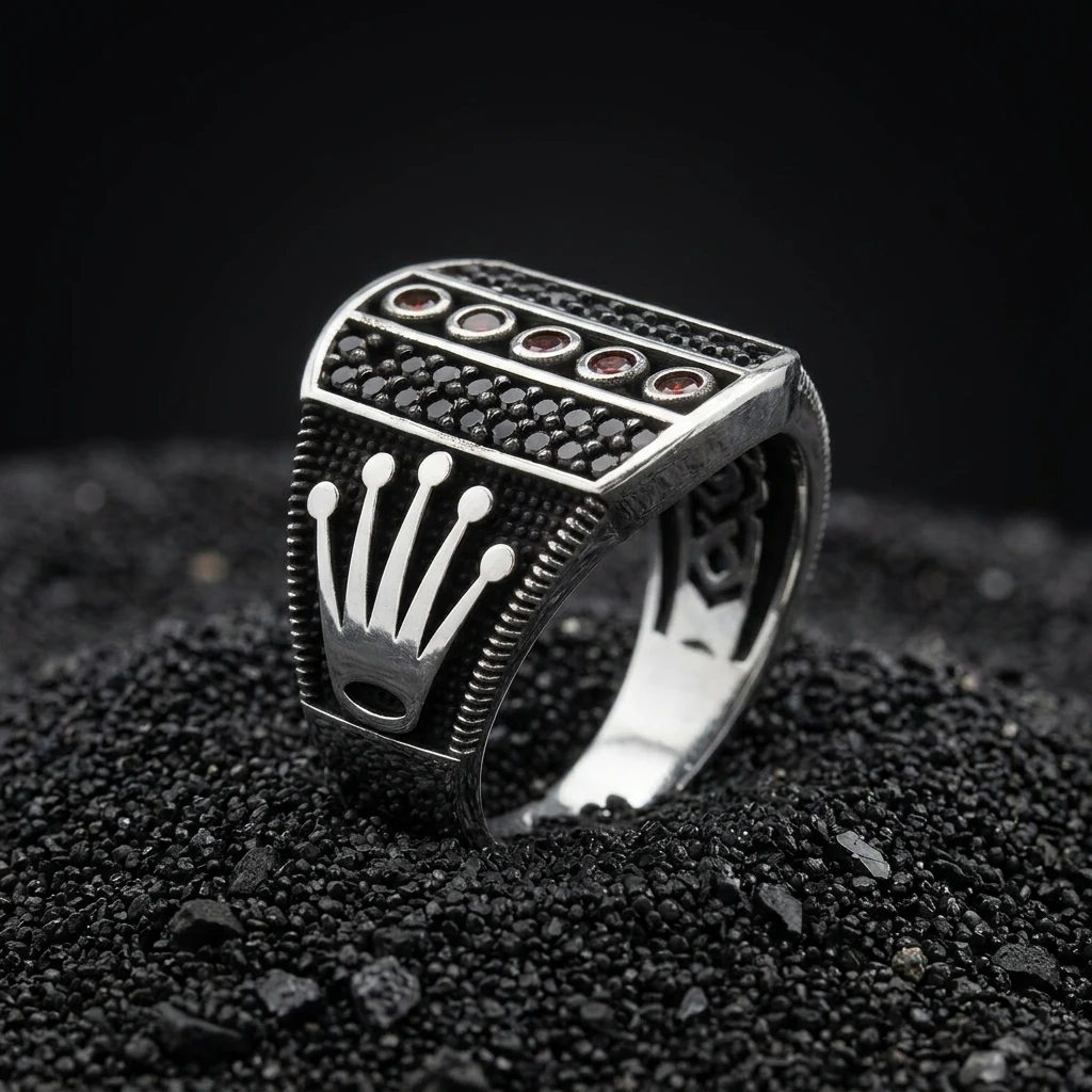Grand Prestige (Rolex) Gümüş Erkek Yüzük