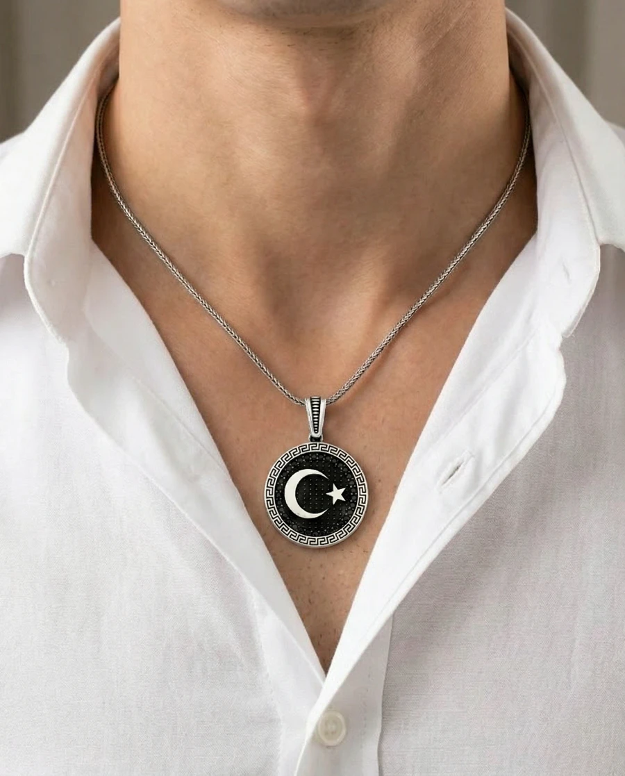 Ay Yıldız Kolye Ucu ürün görseli