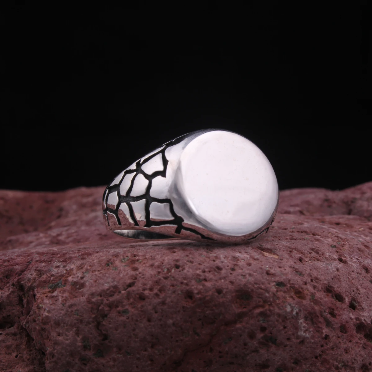 Sade Tasarım Gümüş Erkek Yüzüğü