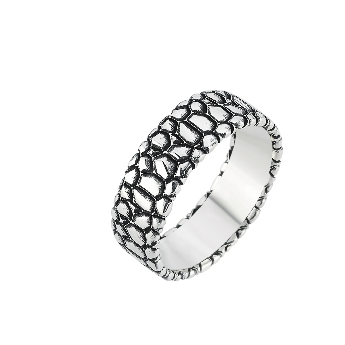 Yılan Derisi Desenli Alyans