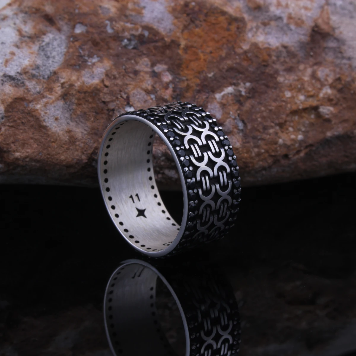 Mıamı Kral Taşlı Erkek Alyans