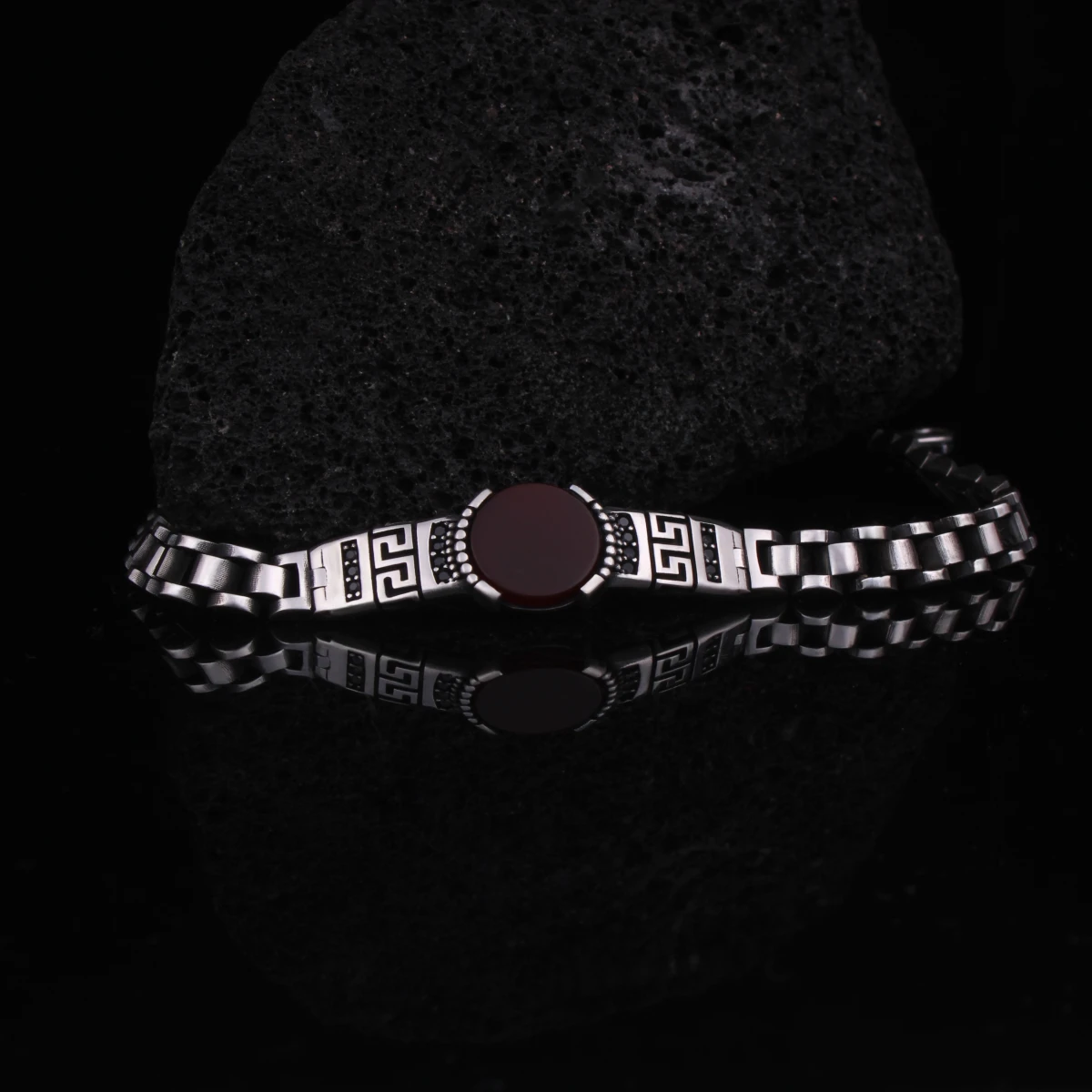 Klasik Meandros Figürlü Gümüş Takı