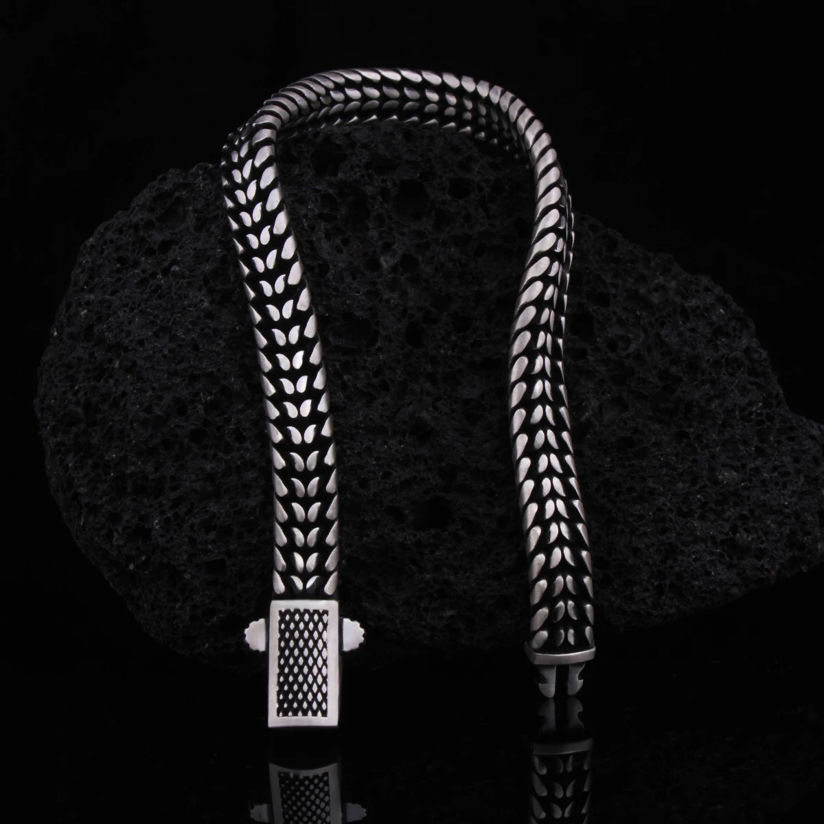 El Örmesi Kral Zincir Model Erkek Bileklik