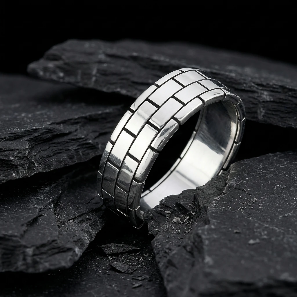 Tuğla Desenli Alyans