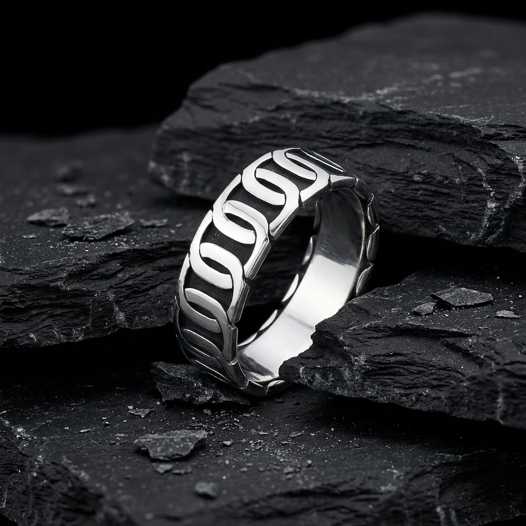 S-Zincir Desenli Alyans