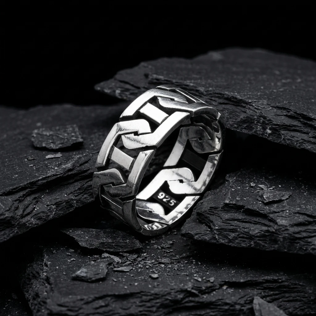 Özel Tasarım Unisex Modern Alyans