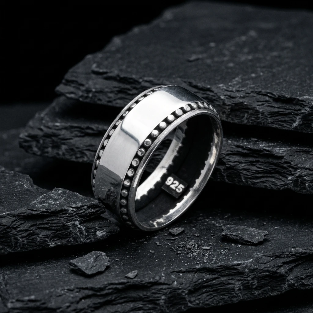 Geleneksel İz Desenli Alyans