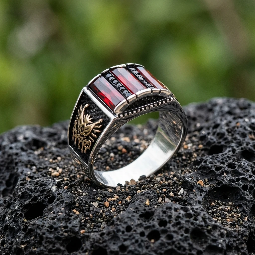 DEVKET-İ ALİYE ARMASI ERKEK YÜZÜK