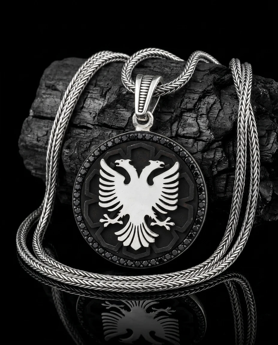 Çift Başlı Kartal Kolye Ucu ürün görseli