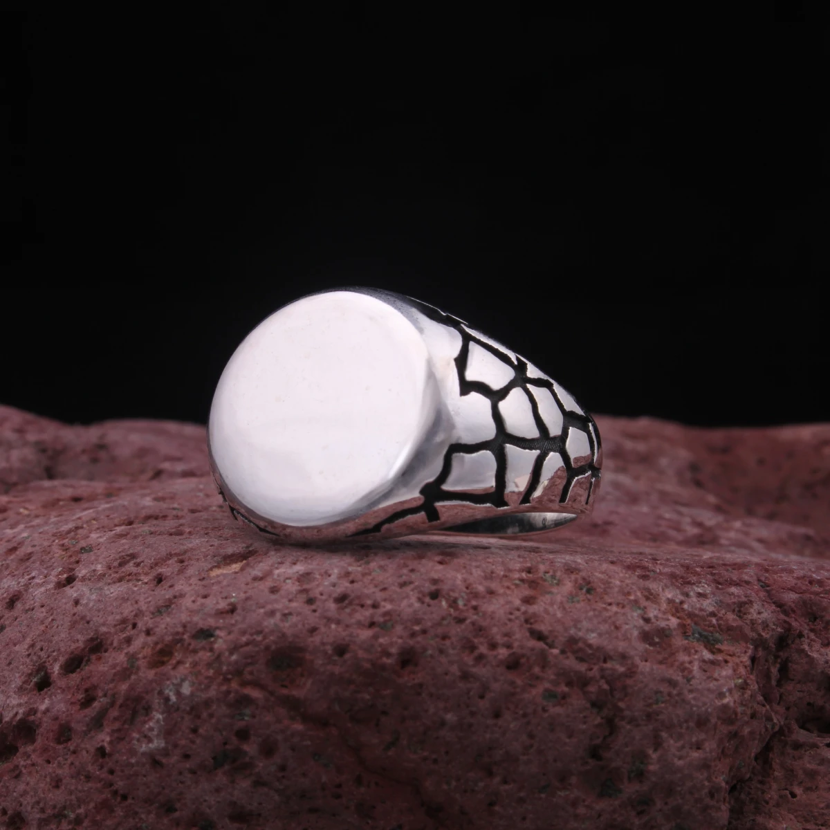 Sade Tasarım Gümüş Erkek Yüzüğü