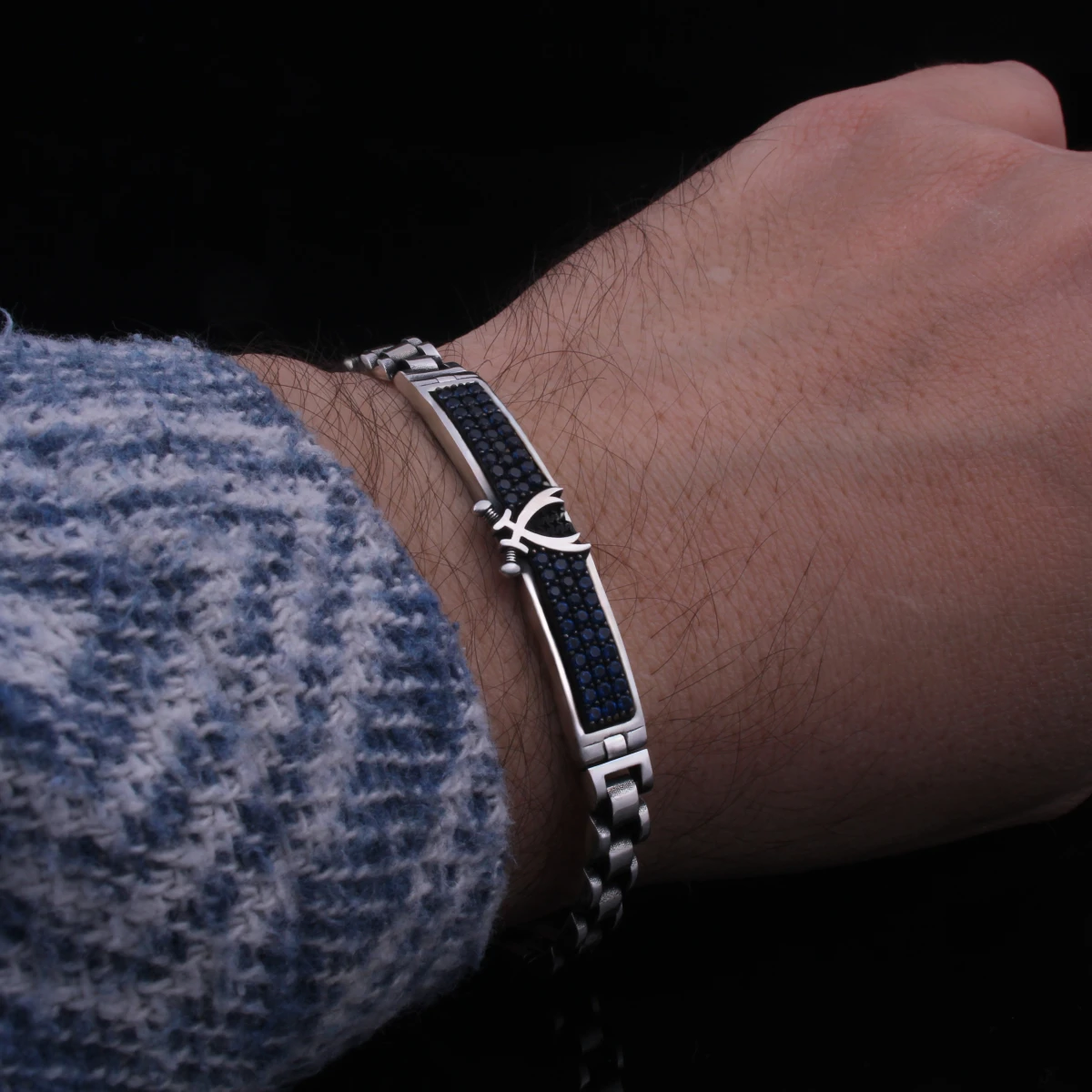 Zülfikar Kılıcı Detaylı Erkek Bileklik