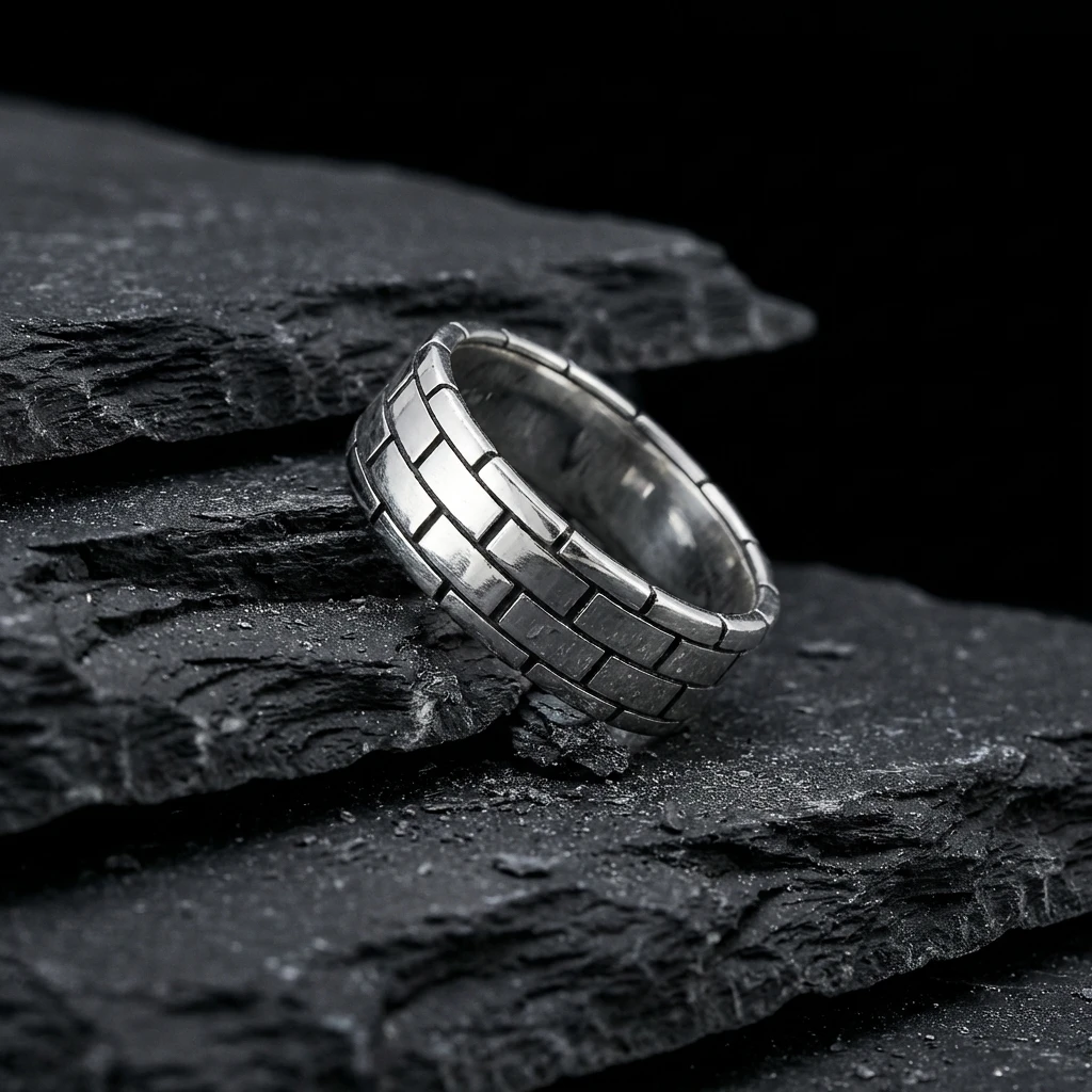 Tuğla Desenli Alyans