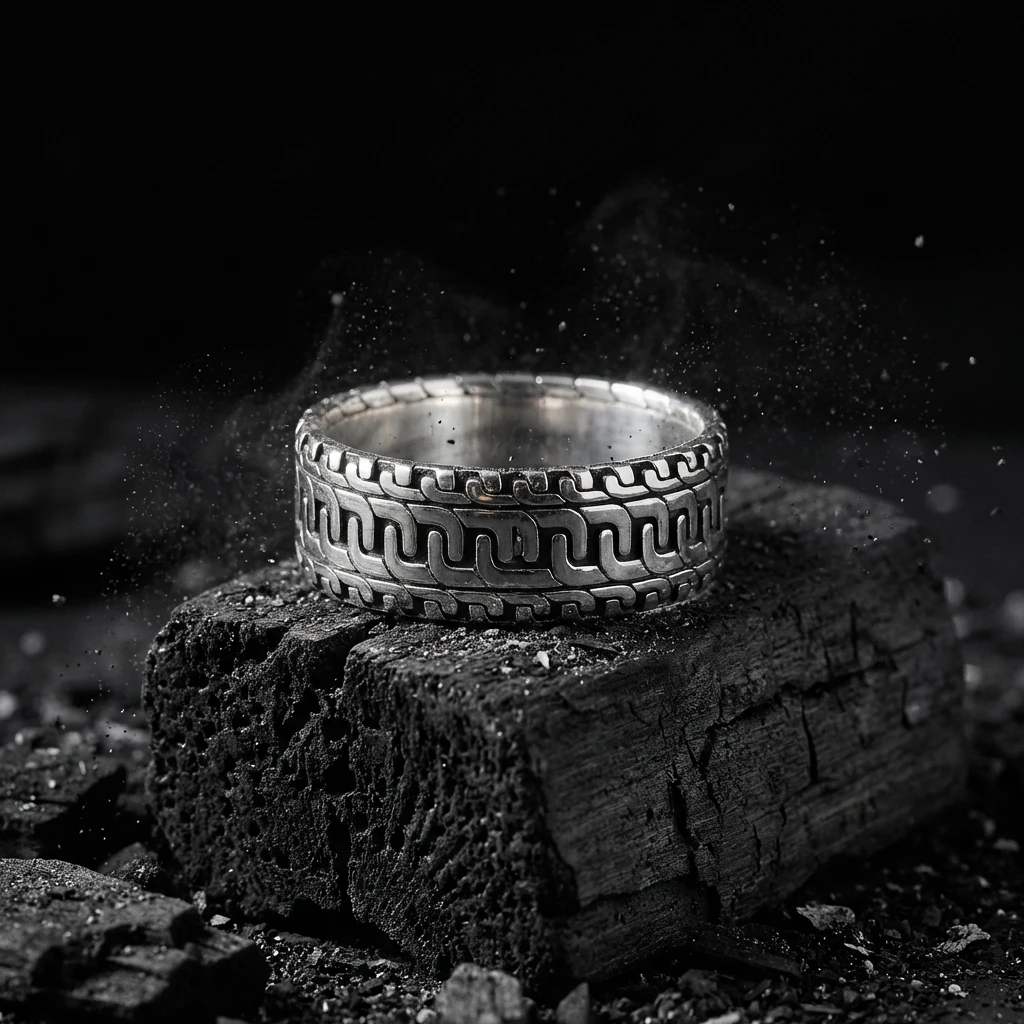 Labirent Desenli Alyans