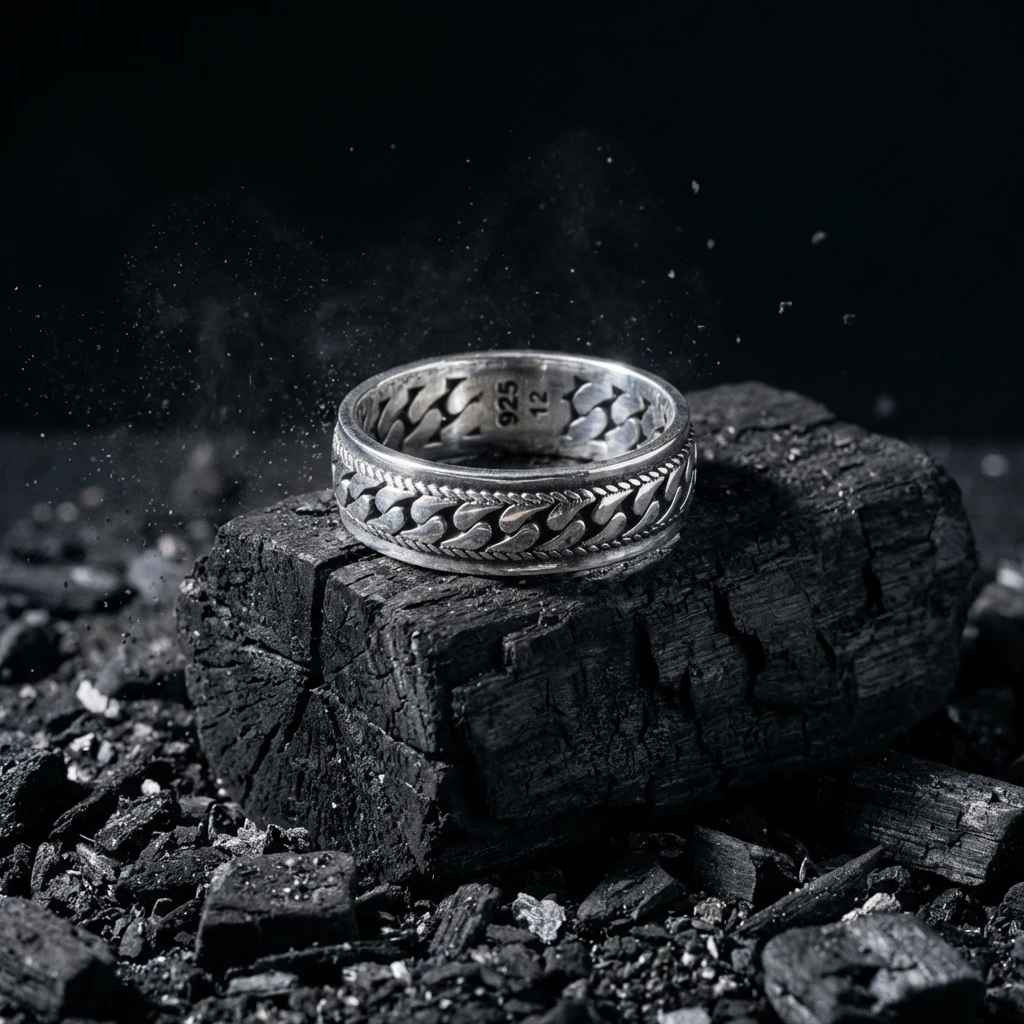 Özel Tasarım El İşçiliği Dokulu Alyans