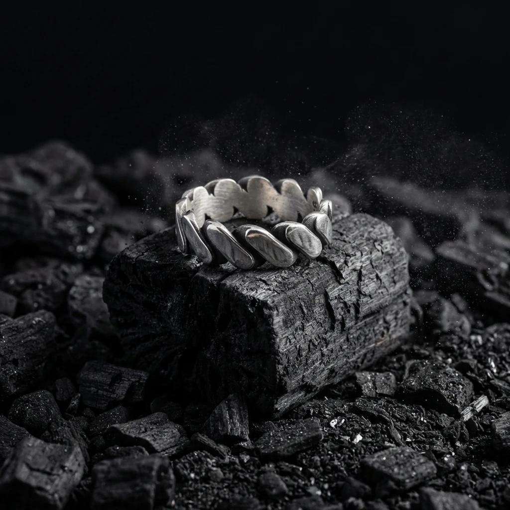 Bakla Formlu Desenli Alyans