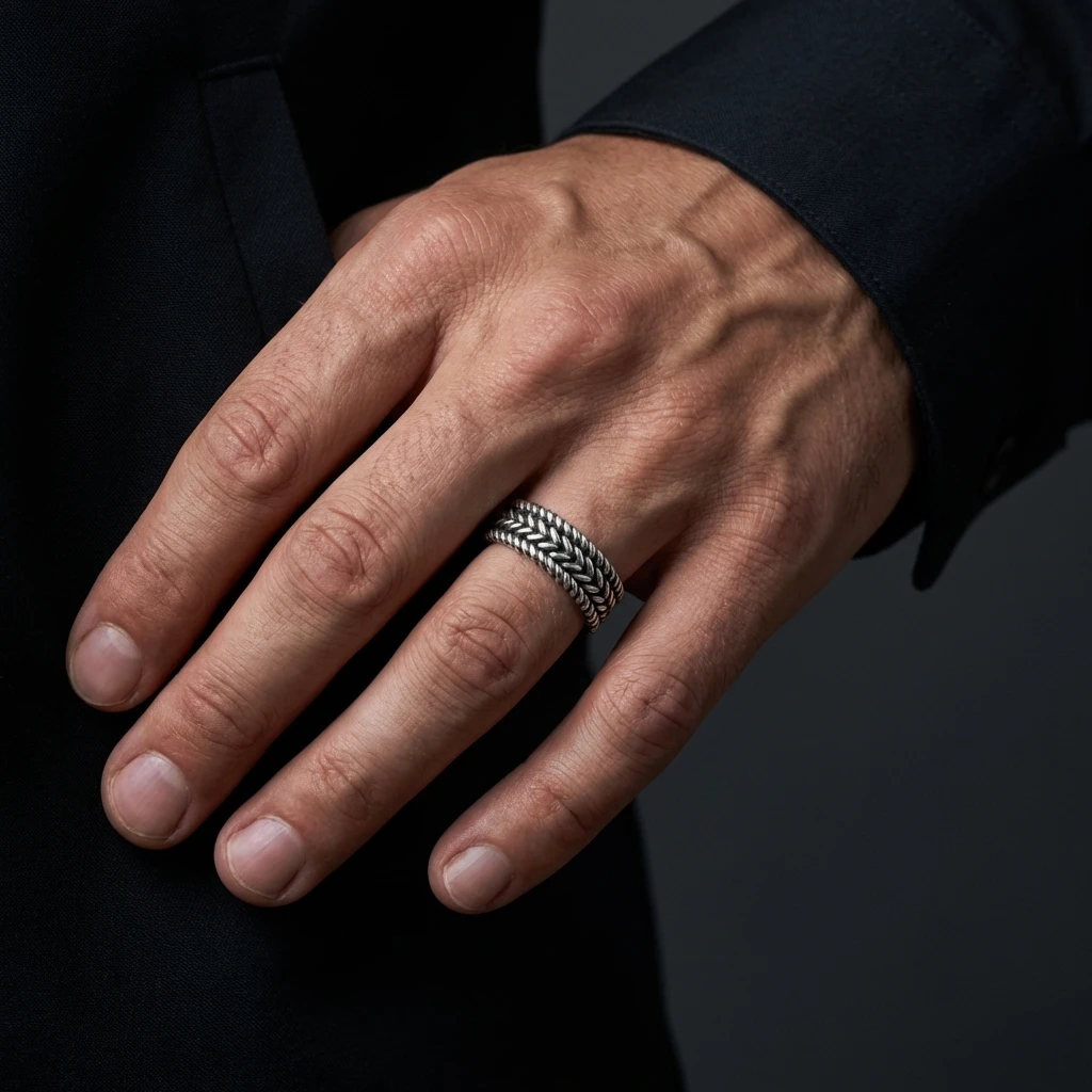 Hasır Örgü Model Alyans