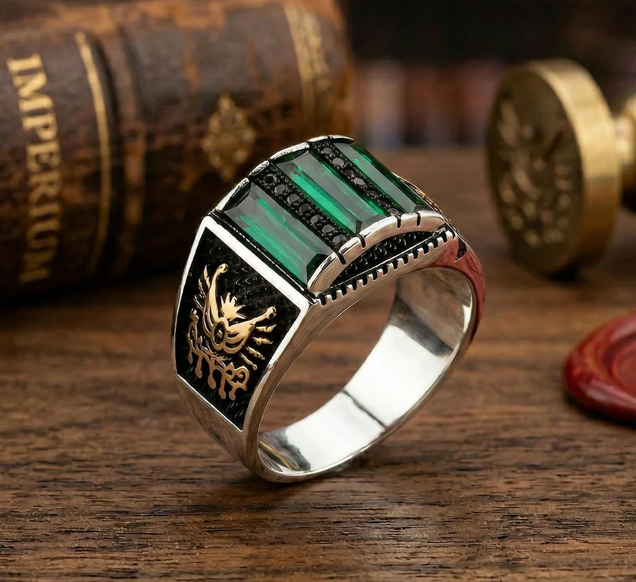 DEVKET-İ ALİYE ARMASI ERKEK YÜZÜK