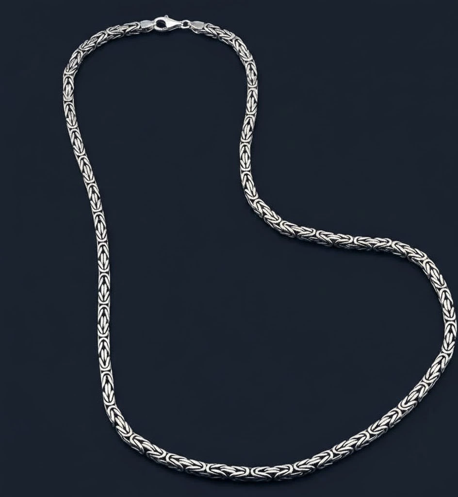 Kral Zincir 50.00 cm  4.00 mm (Kare Köşeli) (Kopya)